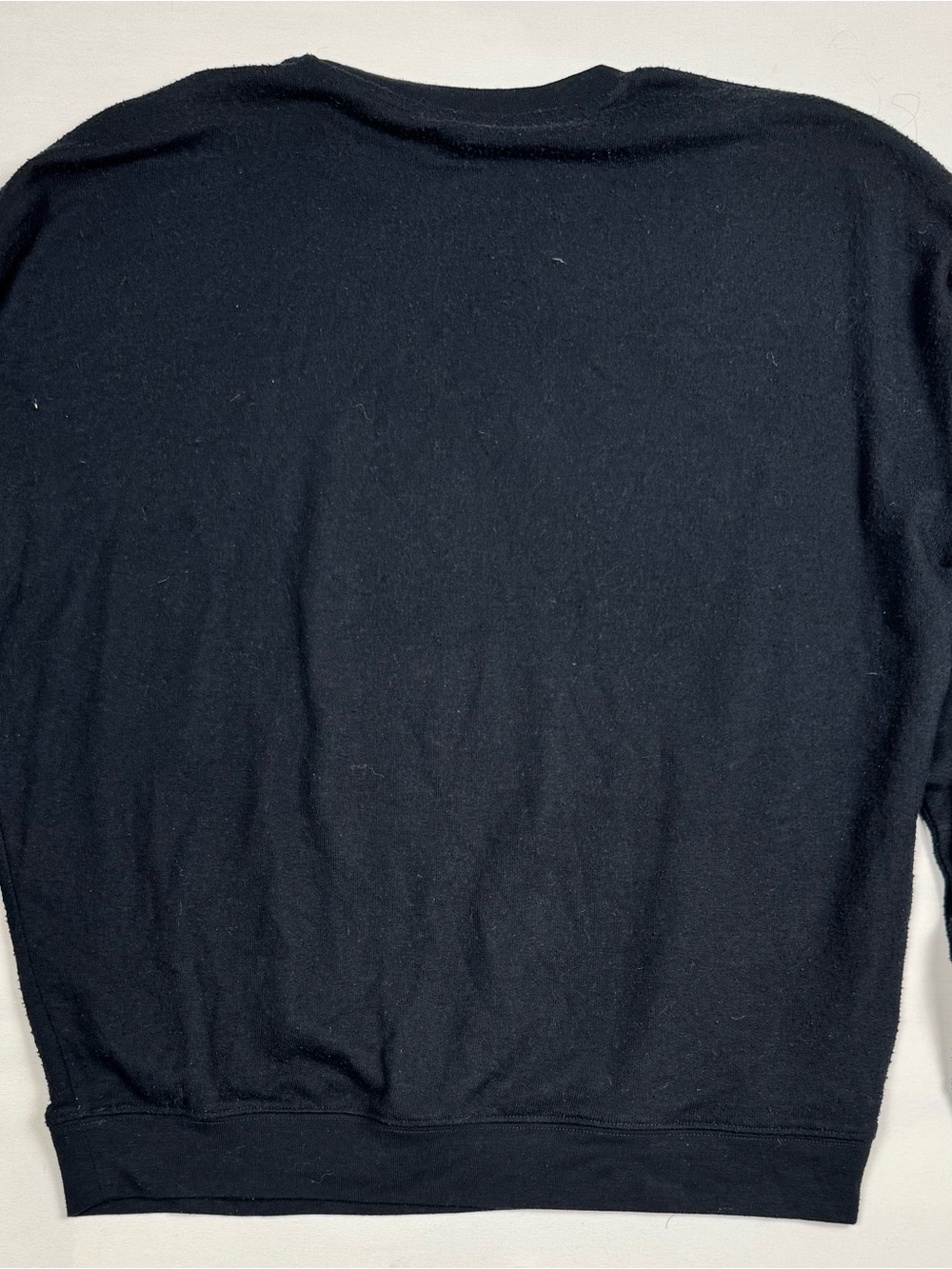 Alo Yoga Crewneck Long Sleeve Lightweight Sweater Black Women’s XL - Picture 4 of 4